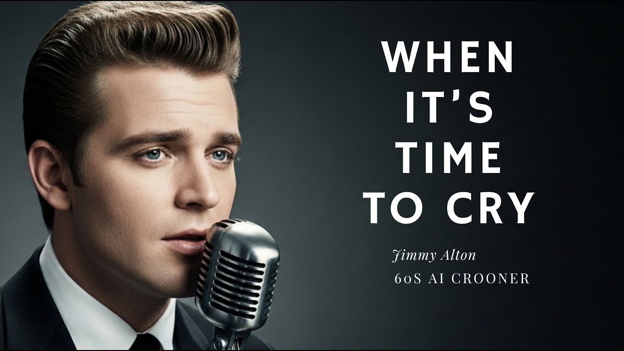 When It's Time to Cry | Jimmy Alton AI Crooner | Golden Era Love Song