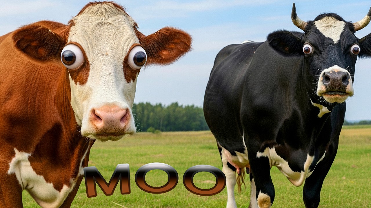 Cow Dance 🐄 | Funny Cow Videos & Cow Song 6 (Moo Moo)