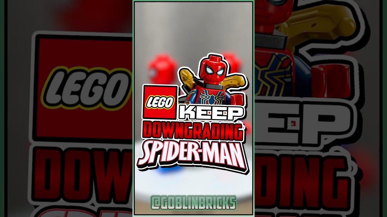 Компания LEGO продолжает ухудшать качество минифигурок Человека-паука!