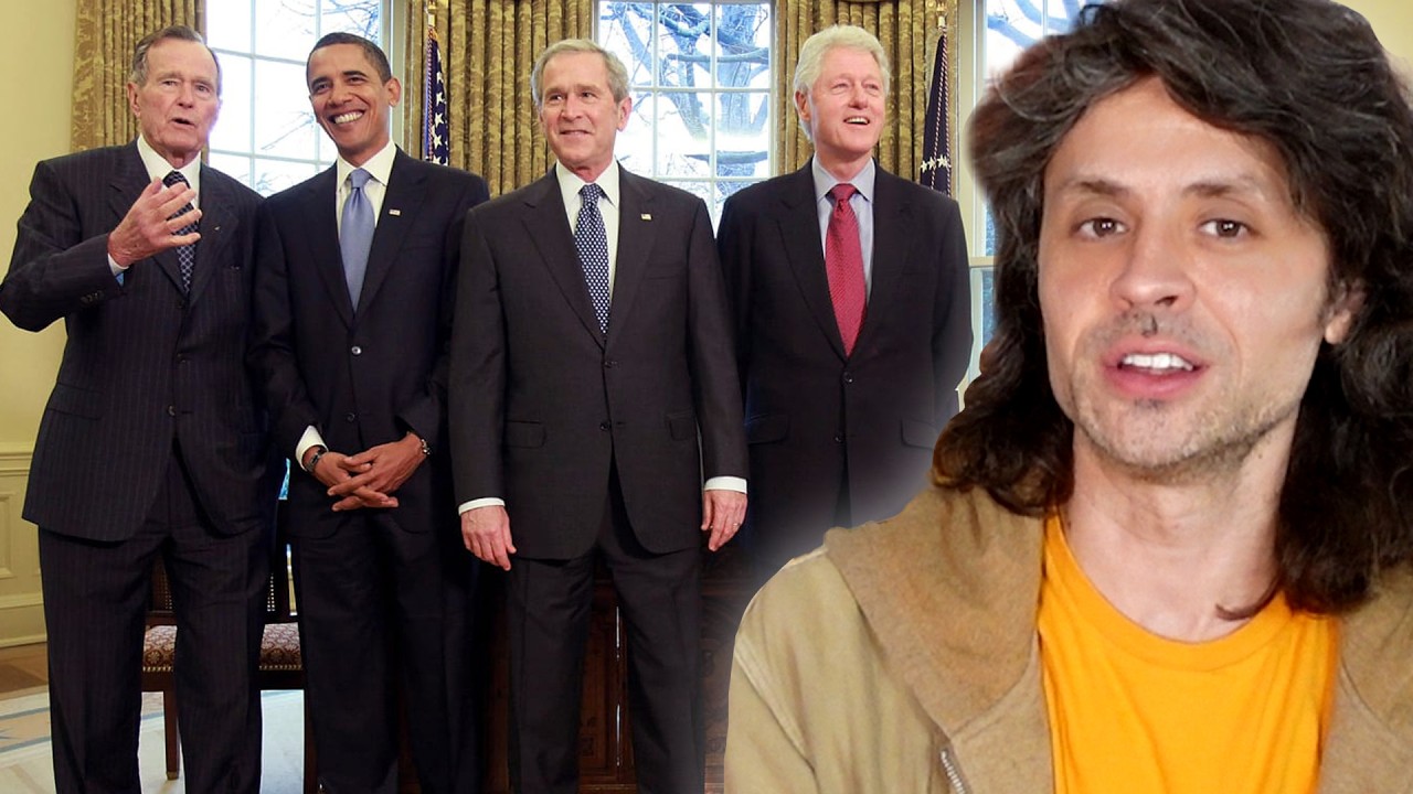 The history of presidents standing together in lines