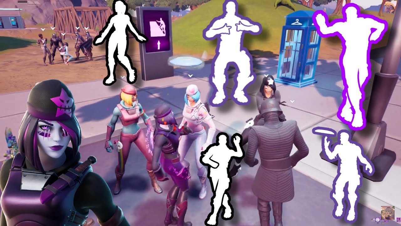 Emote Battle Using The DARK SKULLY Skin (New Xbox Exclusive)