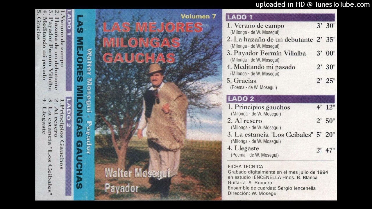 Walter Mosegui: Principios gauchos