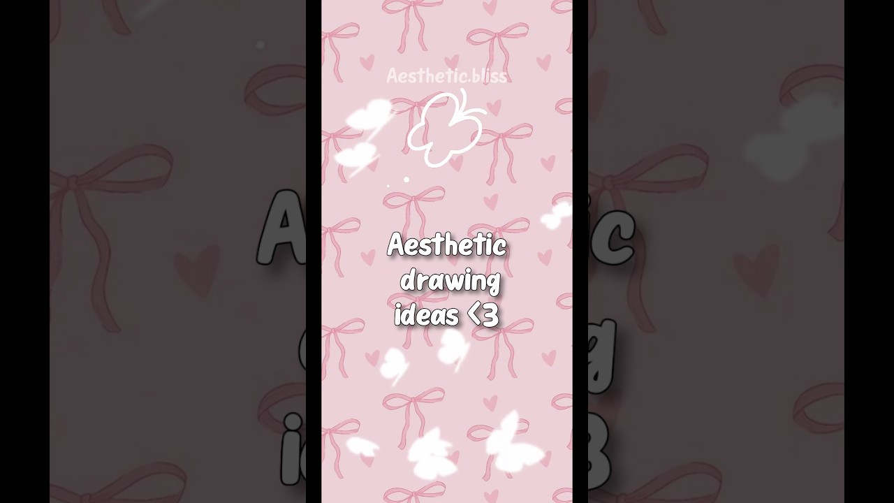 Aesthetic drawing ideas! 🎀 