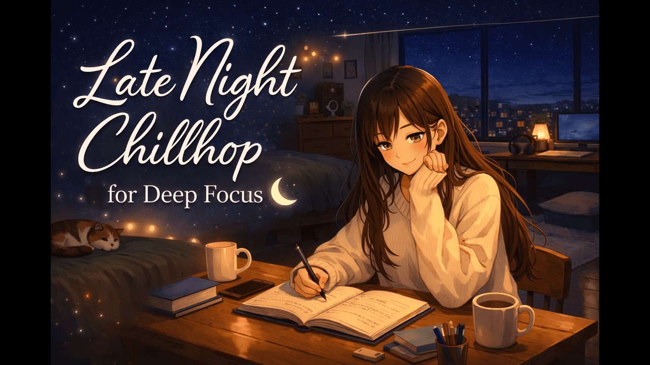 Late Night Chillhop for Deep Focus 🌙