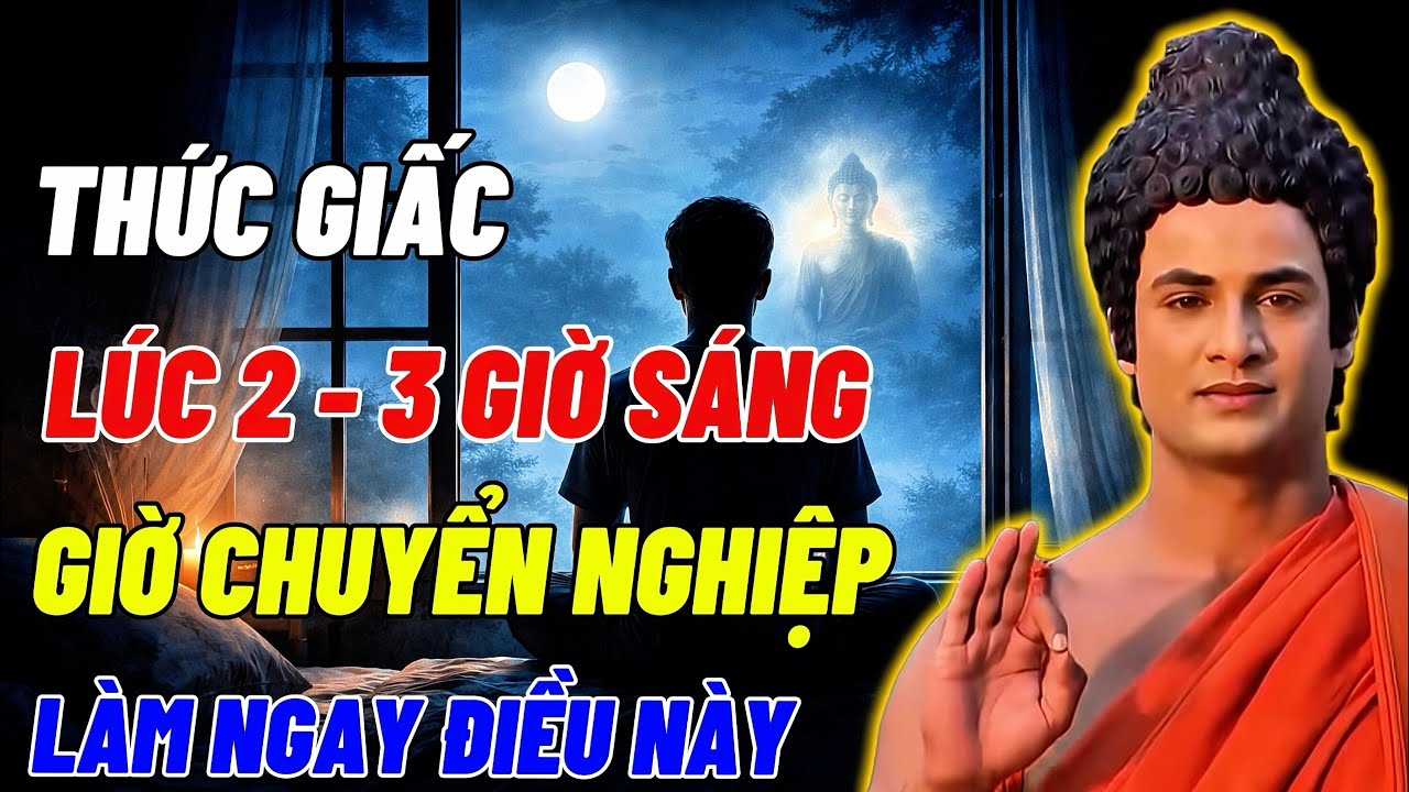 Thức Giấc Lúc 2–3 Giờ Sáng: Đức Phật Dạy 4 Điều Để Chuyển Nghiệp, Tâm An Trở Lại