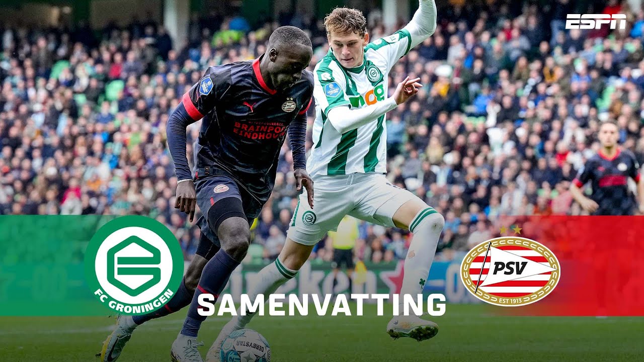 BIZARRE WEDSTRIJD vol DOELPUNTEN tussen GRONINGEN en PSV 😳 | Samenvatting FC Groningen - PSV