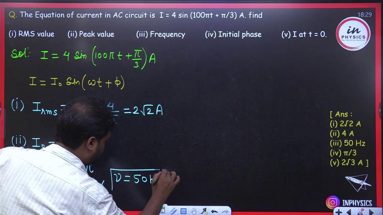 ALTERNATING CURRENT PART 2| | Inphysics | CBSE 2025