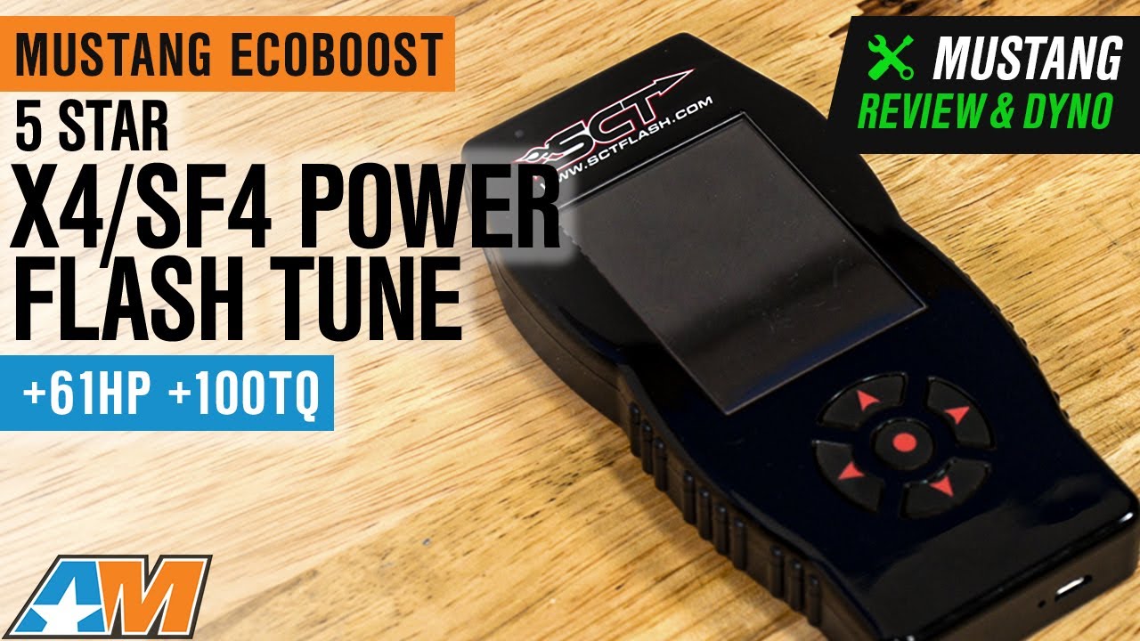 2018-2020 Mustang EcoBoost 5 Star X4/SF4 Power Flash Tuner with 3 Custom Tunes Review & Dyno Test