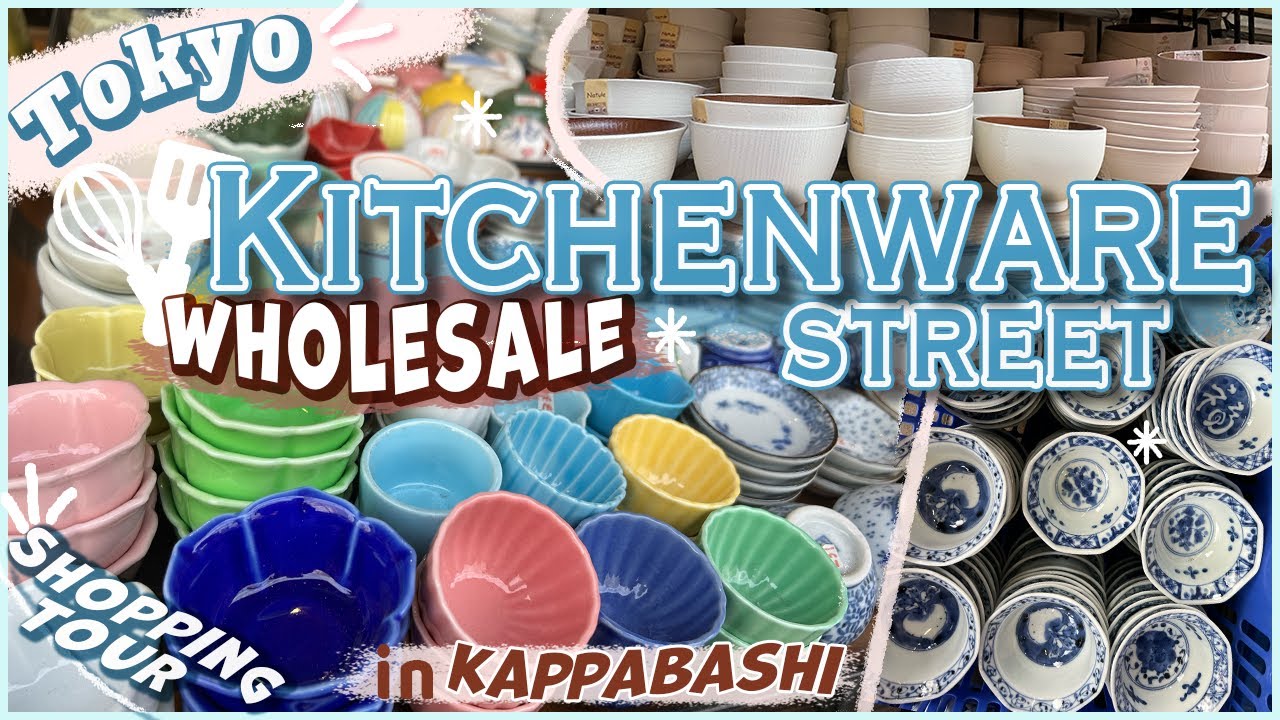 Japan vlog, Shopping at Kitchenware Wholesale Street Kappabashi in Tokyo