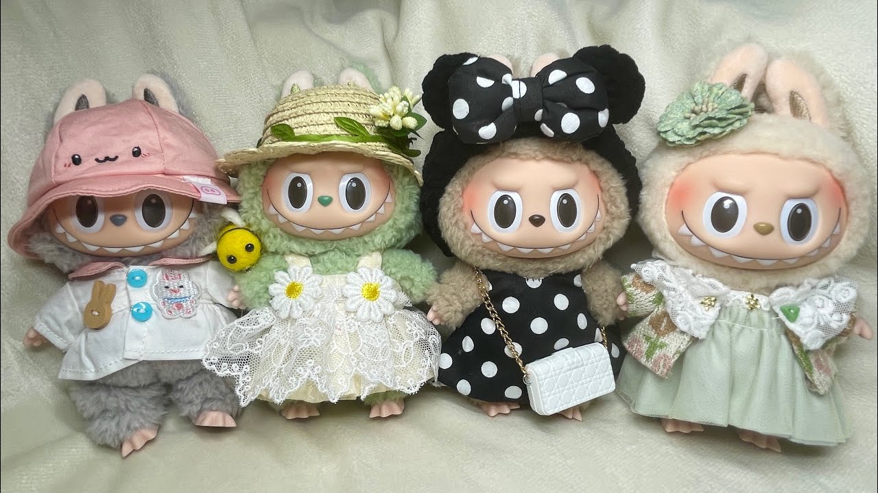 Dressing up my Pop Mart LABUBU charms (part 2)