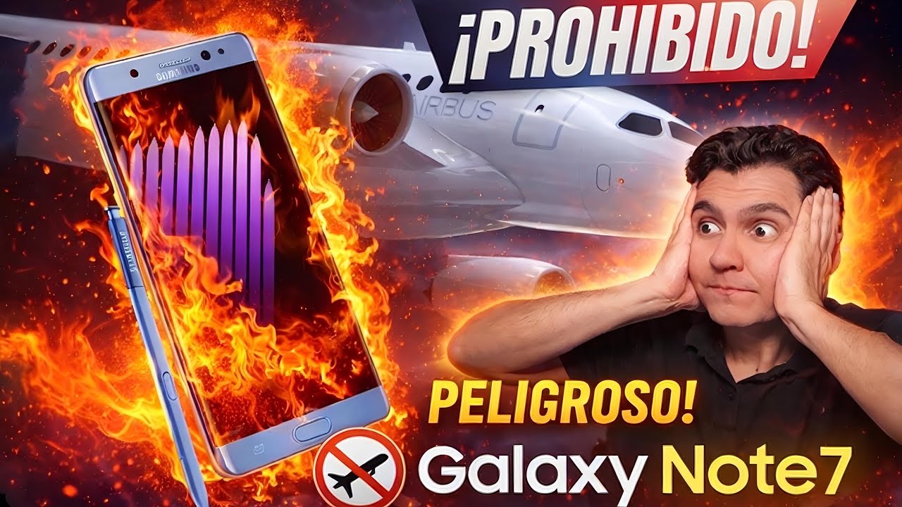 El teléfono PROHIBIDO en aviones: la historia del Samsung Galaxy Note 7