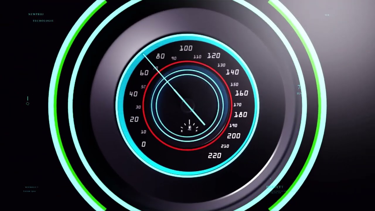 Green Screen Graphics | Speedometer opener | HD1080P