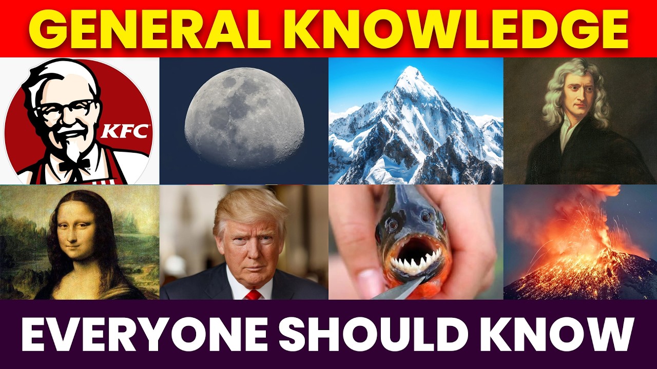 General Knowledge Trivia Quiz! #1 🧠  30 More Questions Everyone Should Know – Do You?