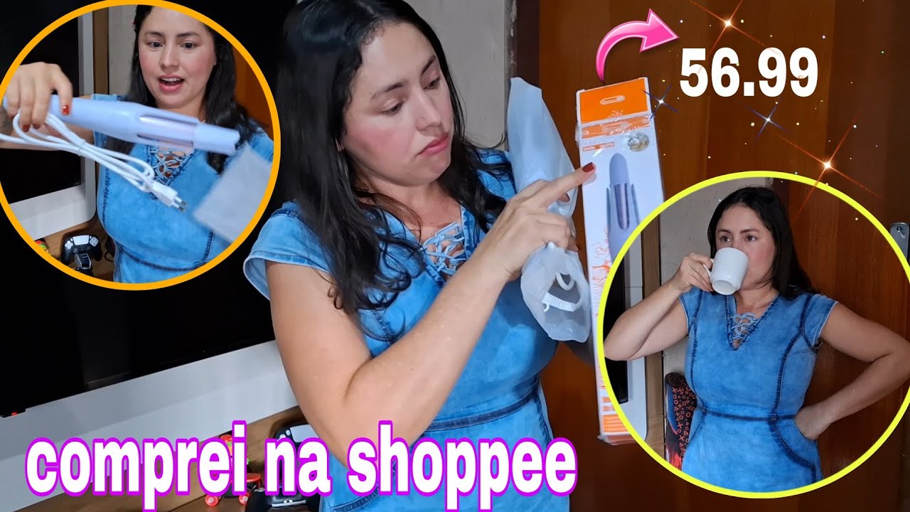 Chegou meu modelador de cachos babyliss da shopee