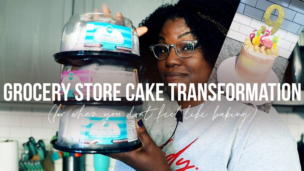 Grocery Store Cake Transformation - 9th Birthday Cake Without Baking!