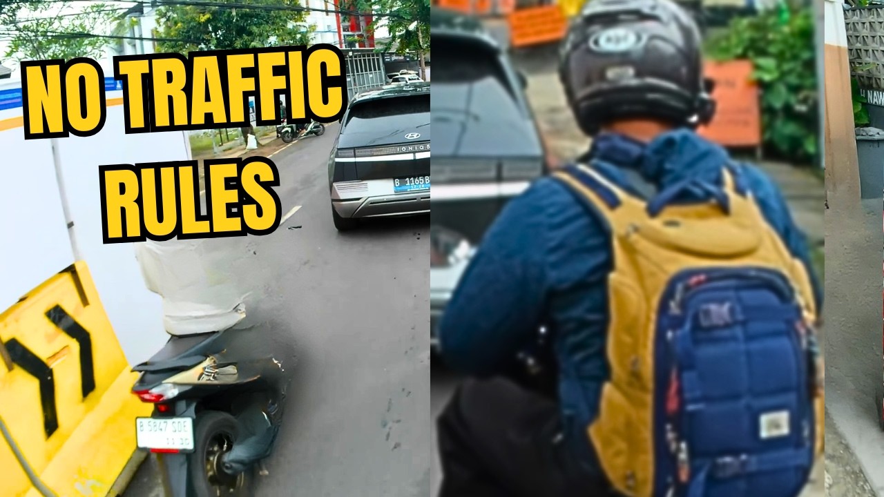 Traffic Ride in Jakarta 🇮🇩 | POV Motorcycle Through City Streets (4K)