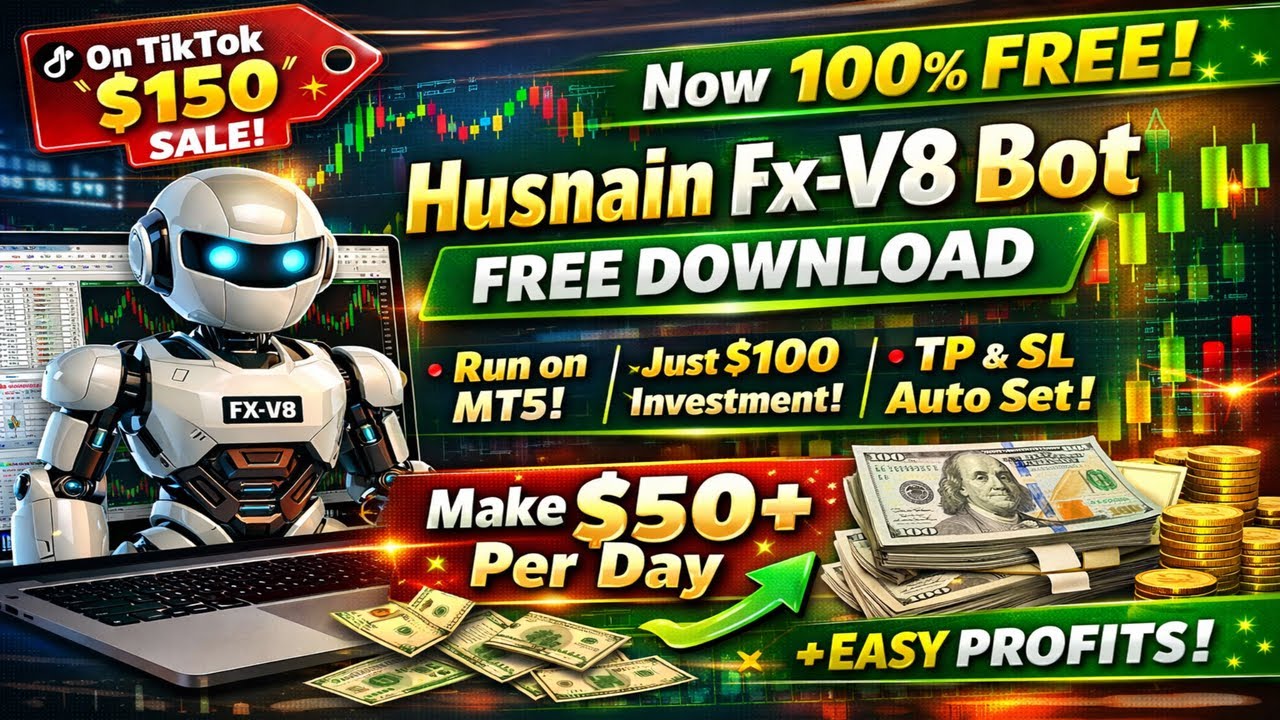 The Best Free Forex Robot With Auto TP & SL | Use Forex Robot Trading MT5 | Algorithmic Trading ||
