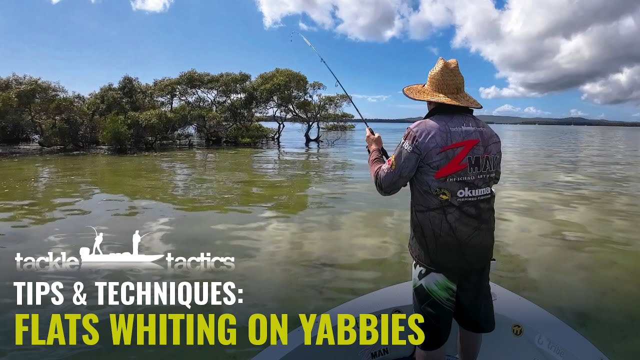 How to Catch Yellowfin Whiting on Yabbies, Plus Surprise Big Flathead!