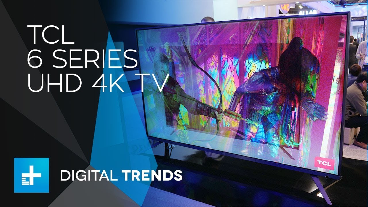 TCL 6 Series 4K TV - Hands On at CES 2018
