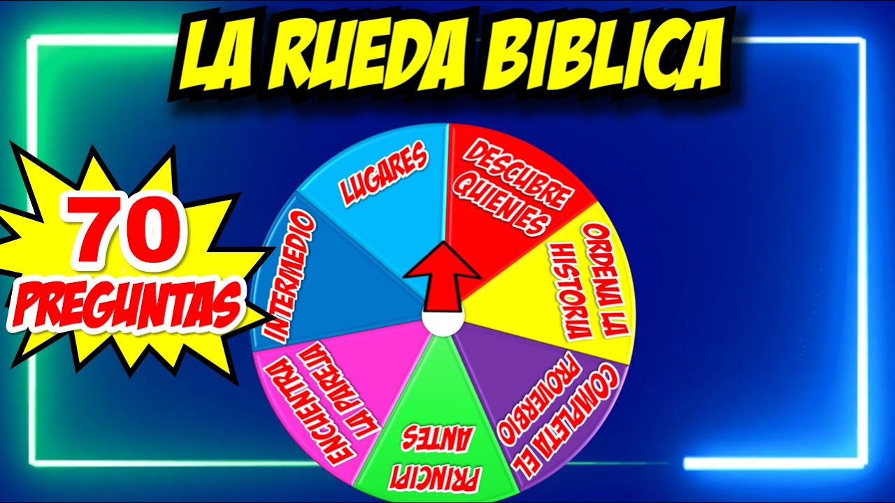 JUEGO DE LA RUEDA BIBLICA/70 PREGUNTAS
