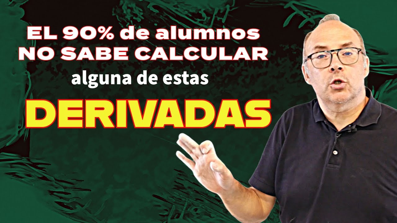 📌 El 90% de ESTUDIANTES NO SABE CALCULAR alguna de estas DERIVADAS #matematicas