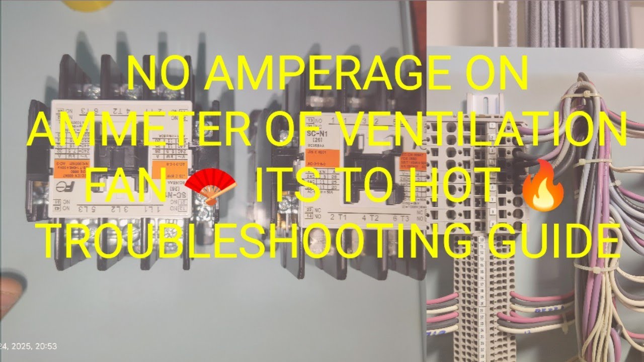 trouble shooting, Electrical fault no amperages on ammeter of ventilation fan....how to track..