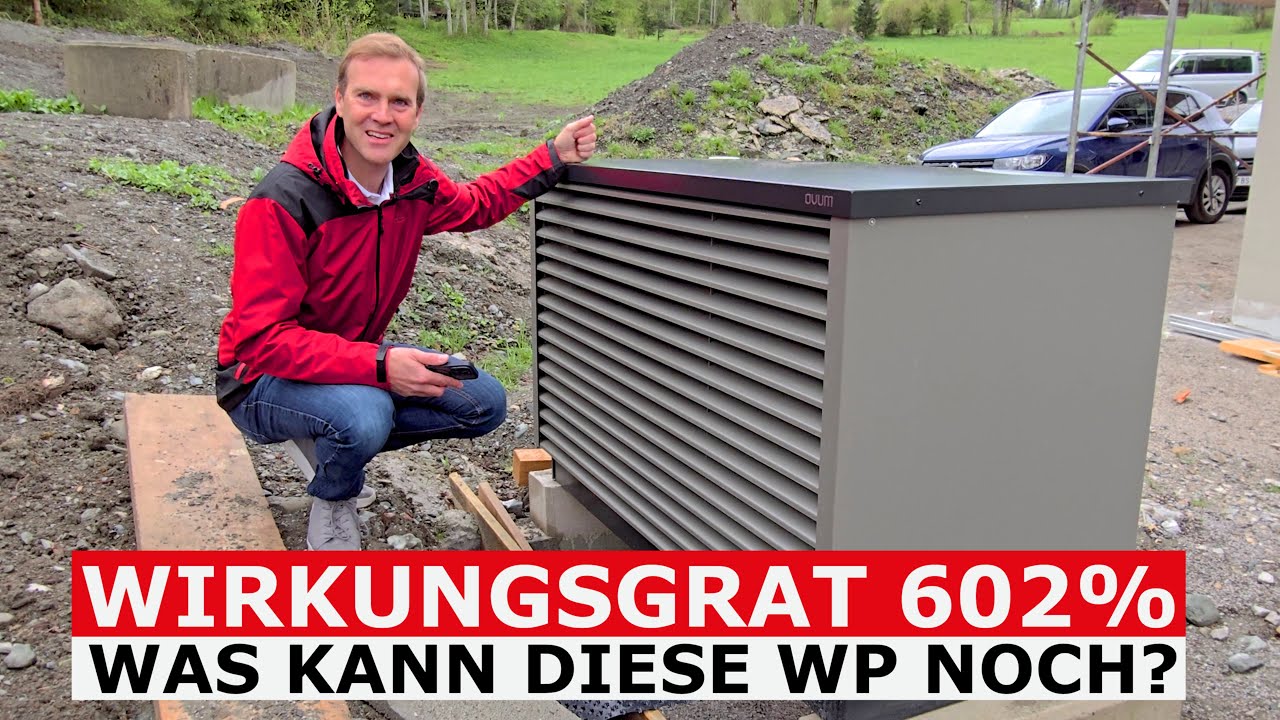 Effiziente Ovum Luftwärmepumpe in der  Wildschönau / Tirol im Neubau, installiert durch Meco