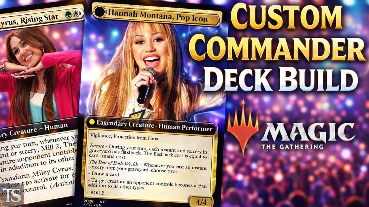I Built a Miley Cyrus // Hannah Montana Commander Deck.. It's Broken