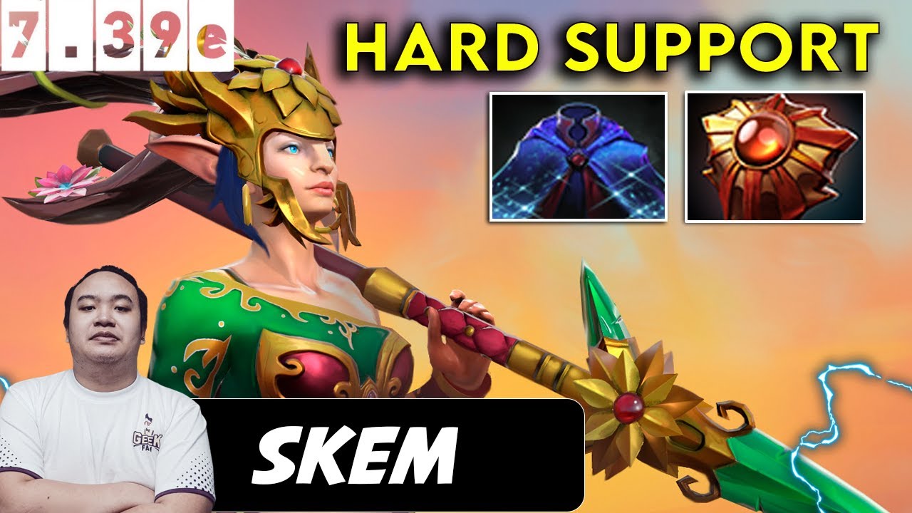 Skem Enchantress Hard Support - Dota 2 Patch 7.39E Pro Player Full Gameplay