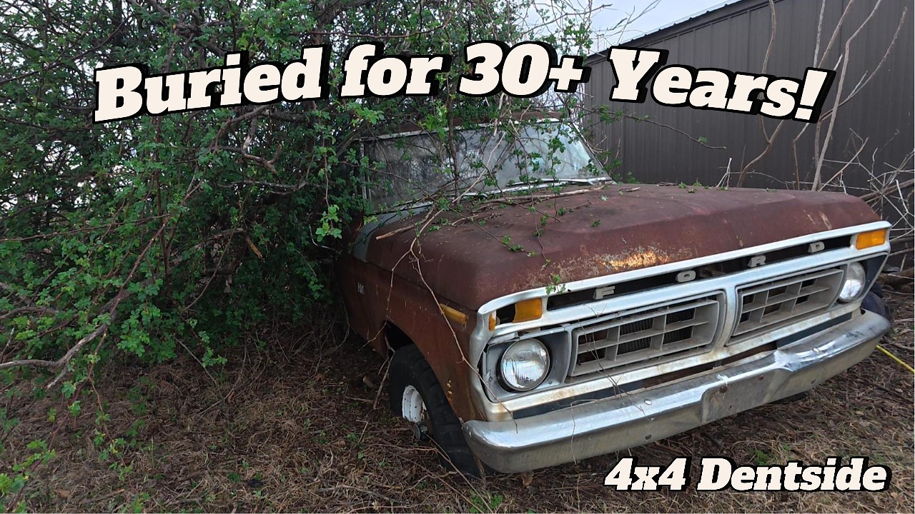 Спасение Ford F150 4WD 1976 года выпуска после более чем 30 лет простоя... А потом я открыл капот...