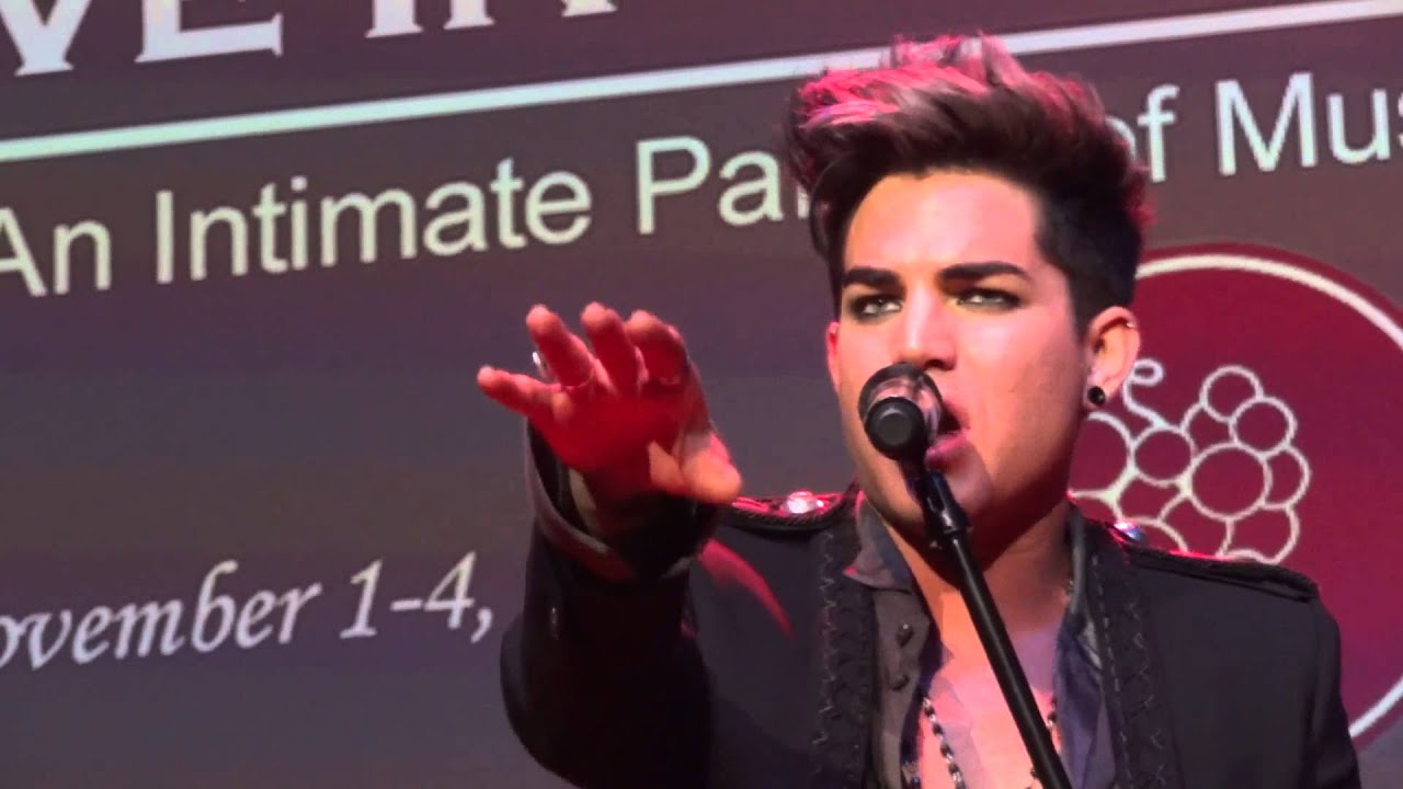 Adam Lambert - Chokehold - Live In The Vineyard - 11/3/12