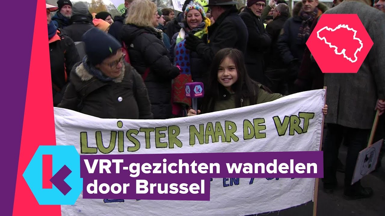 VRT-gezichten komen op straat