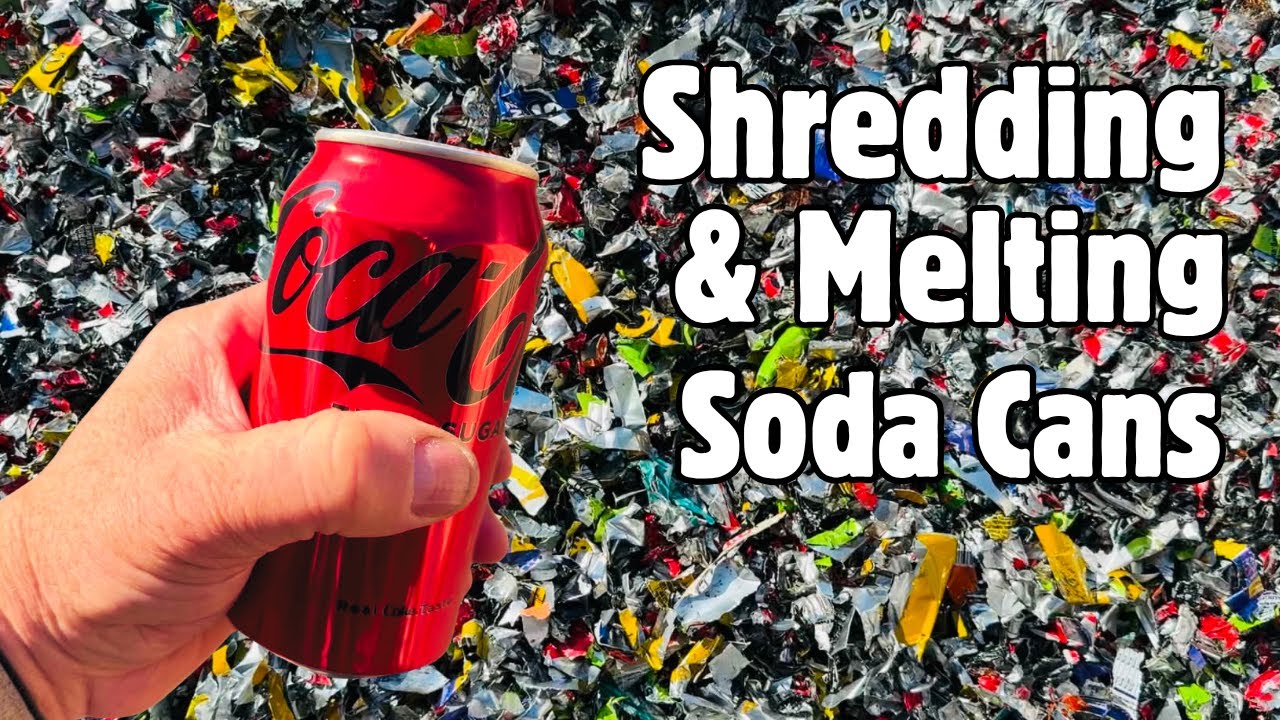 Melting Aluminum Cans - Crushing & Shredding - FAN MAIL OPENING  - BigStackD