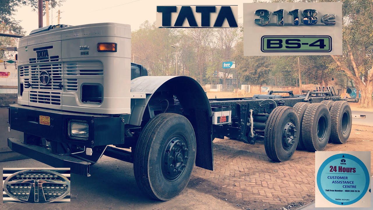 3118 cowl chasis TATA MOTORS BS-4 SCR TECHNOLOGY,