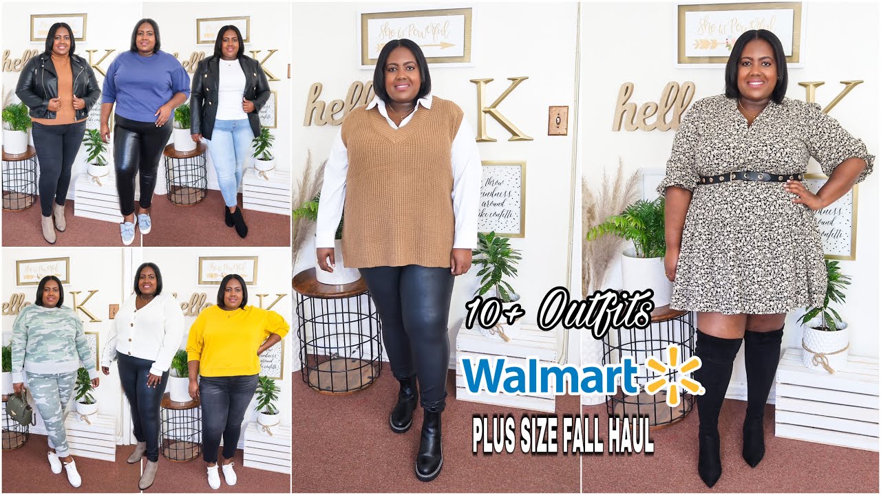 WALMART PLUS SIZE TRY ON HAUL | WALMART FALL TRY ON CLOTHING HAUL | Affordable Fashion