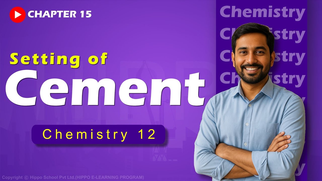 Chemistry Class 12 | Ch 15 | Cement #punjabboard