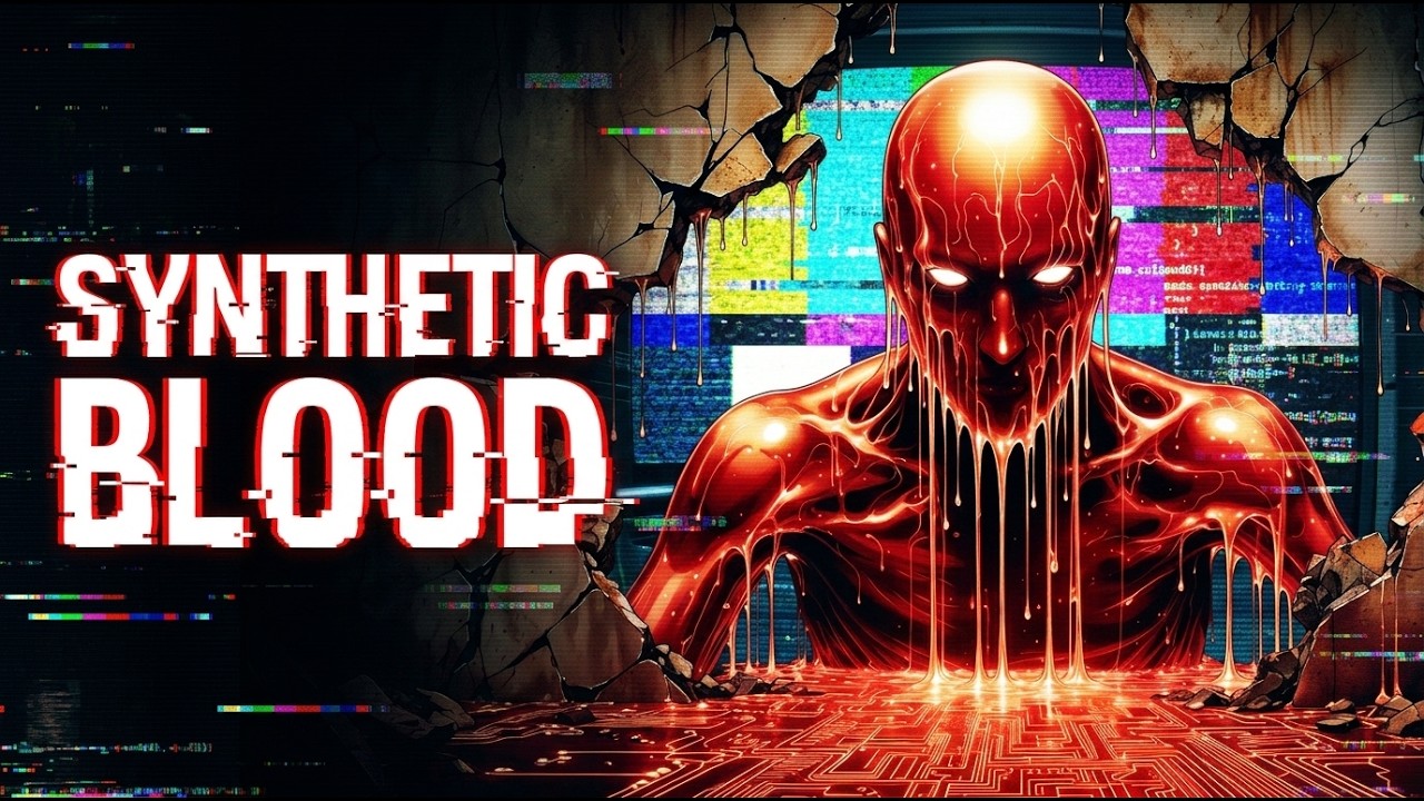 Dark Cyberpunk Music - SYNTHETIC BLOOD (Analog Horror Animation)
