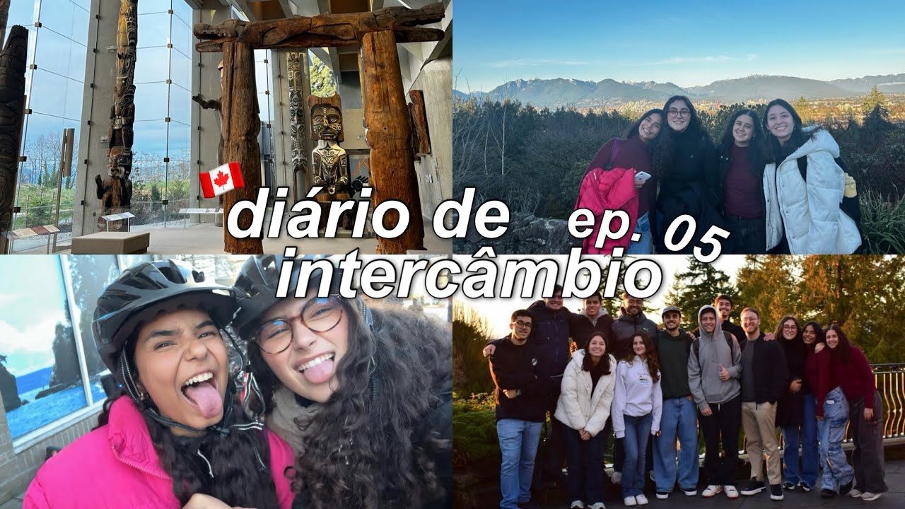 diário de intercâmbio ep. 05 || museu, queen elizabeth e passeio de bike no stanley park
