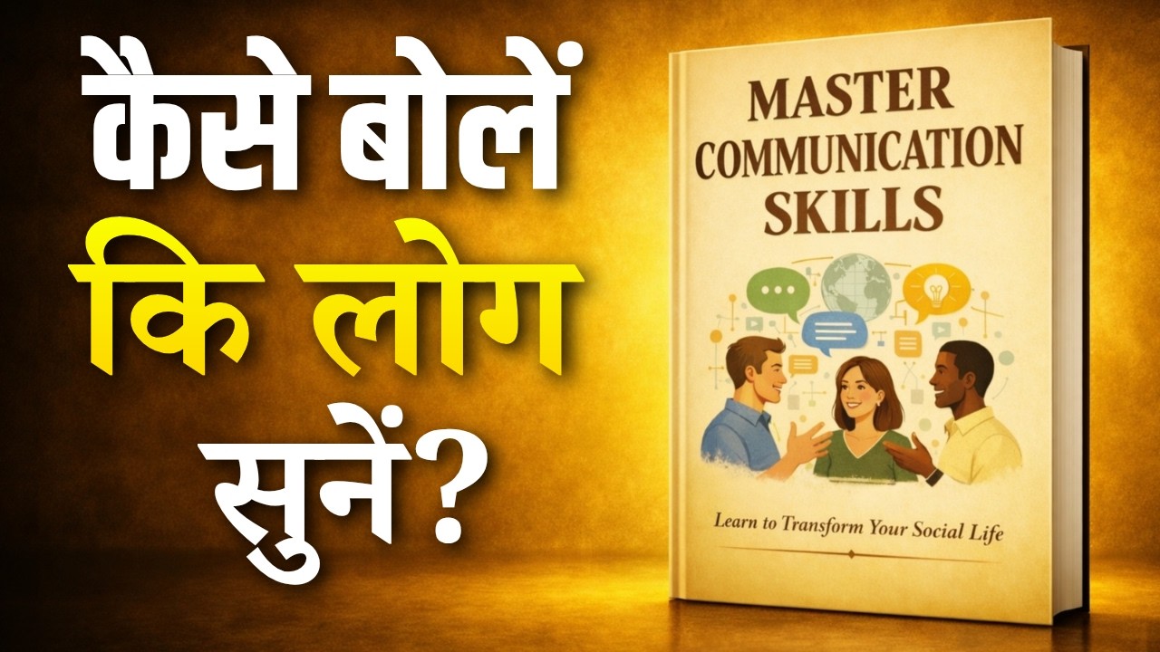 MASTER COMMUNICATION SKILLS ⁠| Transform Your Social Life | Book Summary in Hindi
