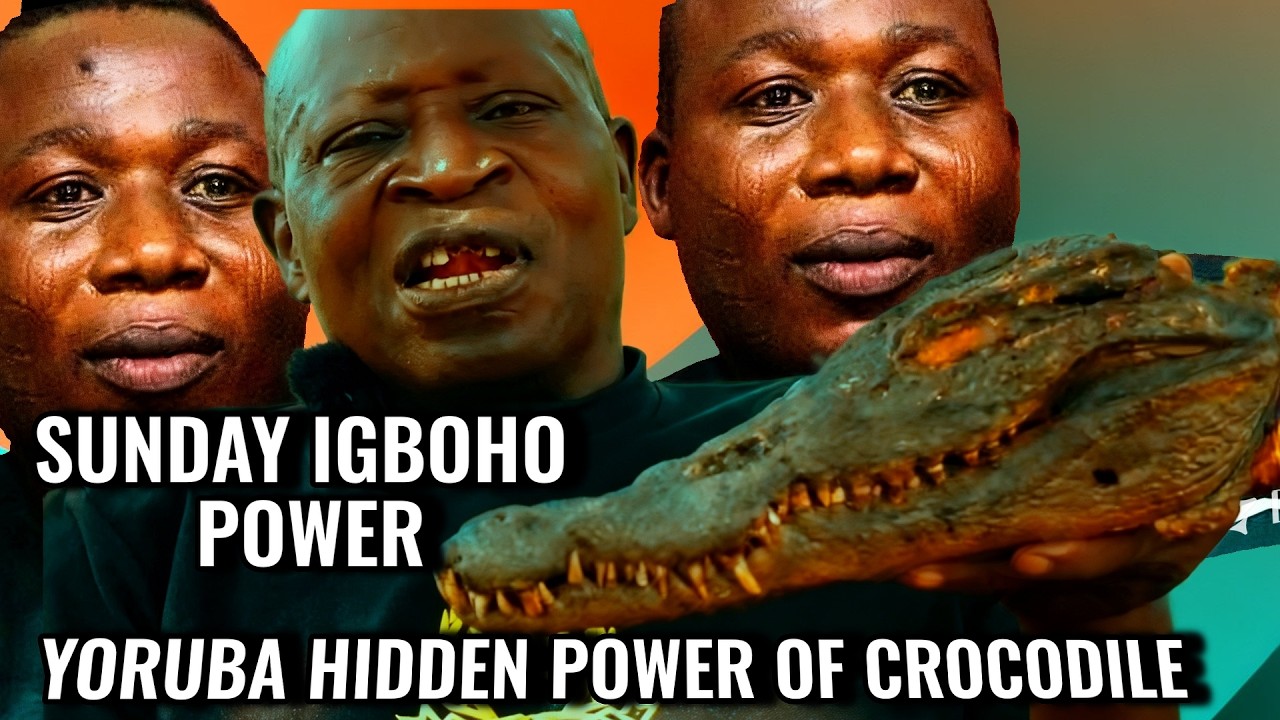 SUNDAY IGBOHO POWER AND THE YORUBA  HIDDEN POWER OF CROCODILE UNTOLD MYSTERY EXPOSE-POWERFUL ADEJARE
