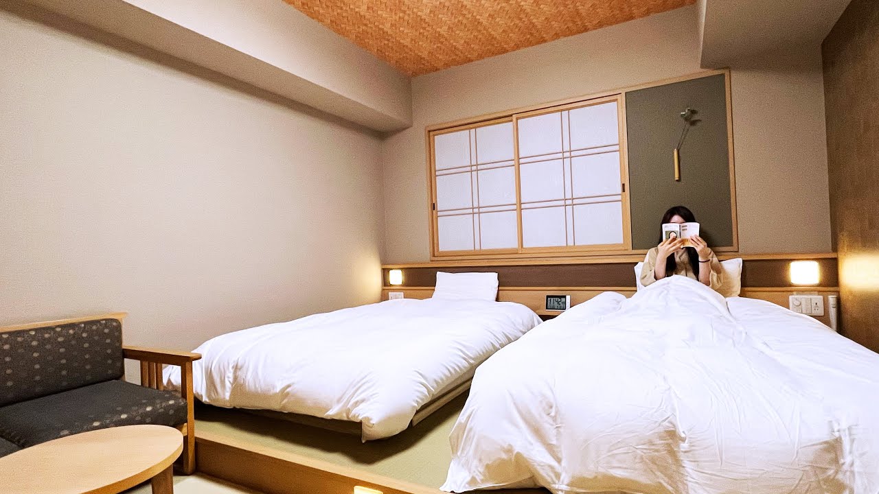 With natural hot spring!  Stay at a slightly unusual Japanese-style business hotel