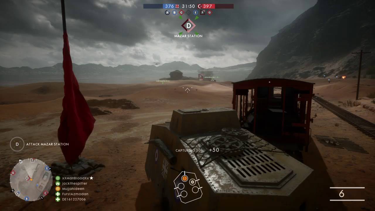 Battlefield 1 | Tank shooting down plane