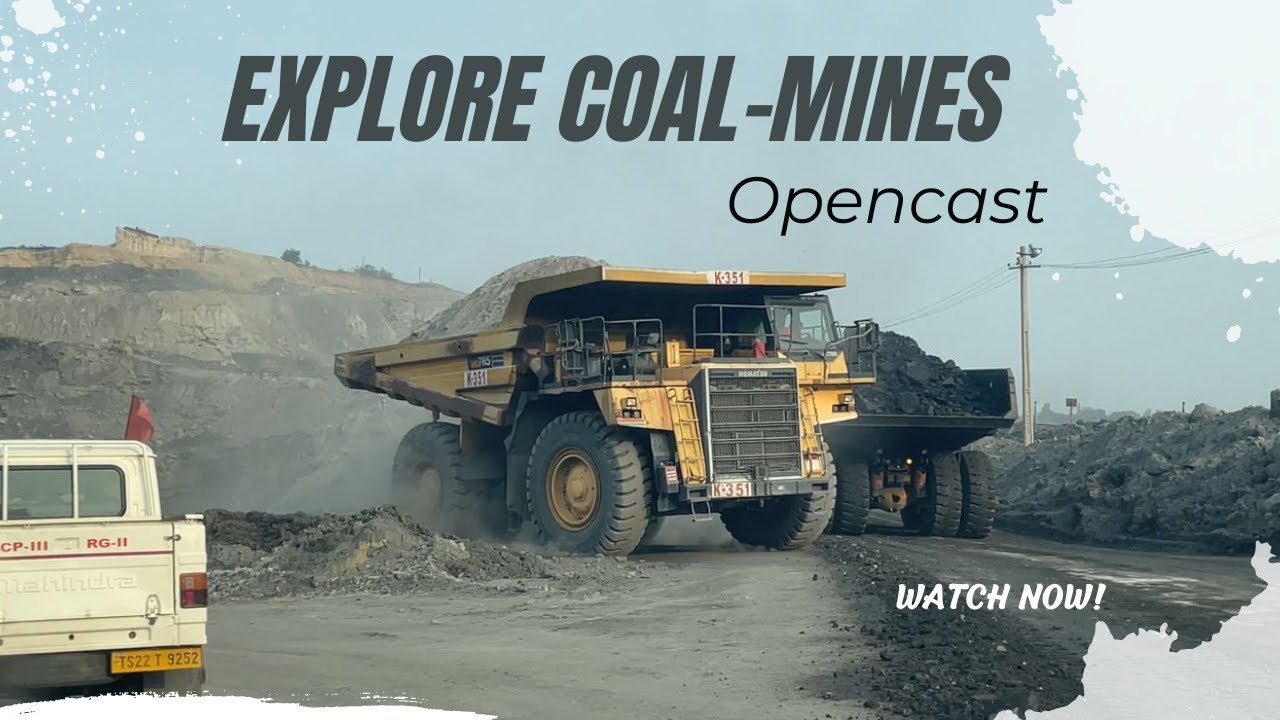 Exploring Singareni coal mines - open cast - Godvarikhani, Telangana. #boggugani