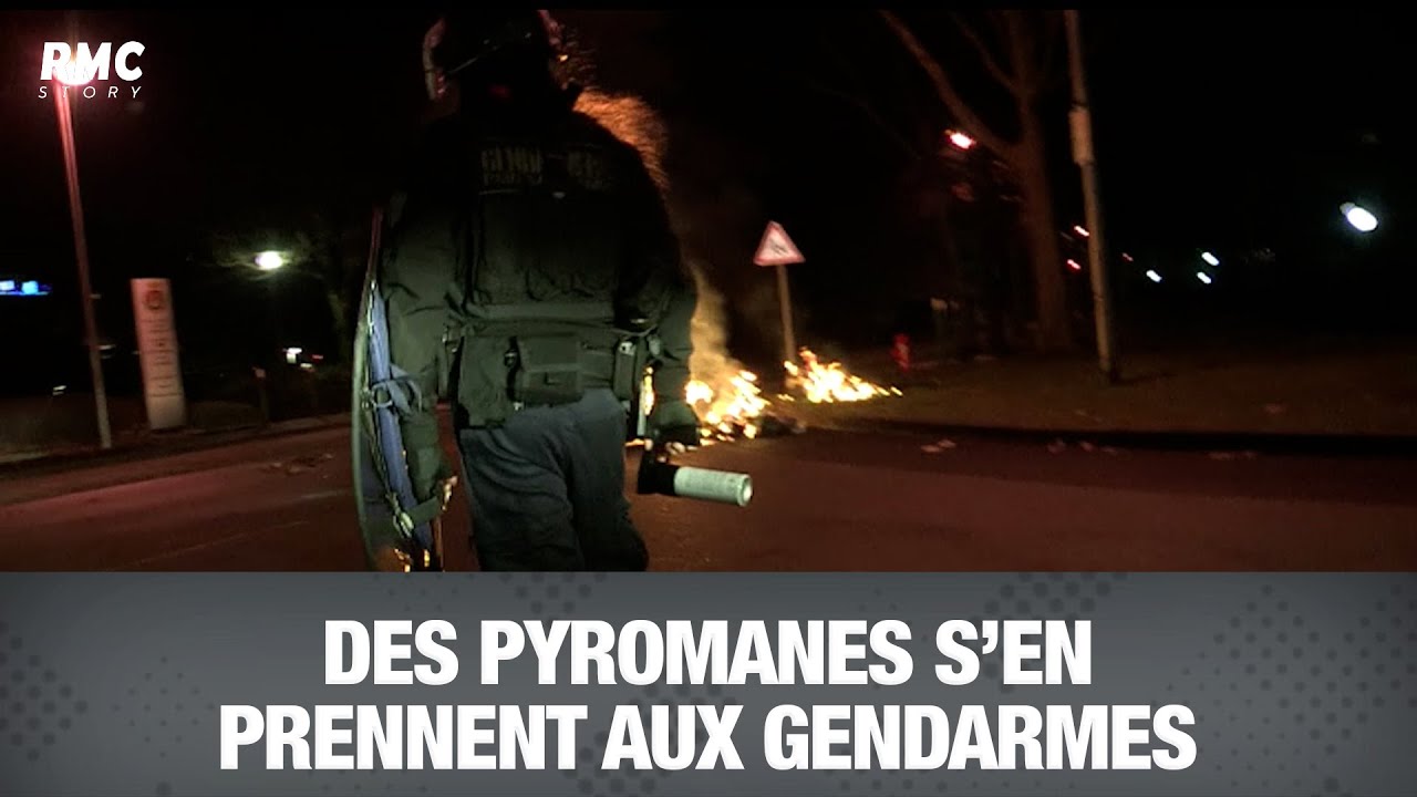 À Dijon, des pyromanes s'en prennent aux gendarmes !
