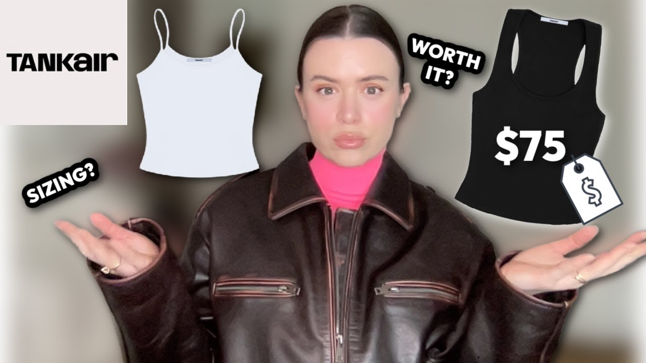 TANK AIR 🫧 STUDIO TANK + SYSTEM TANK TOP // TRY ON REVIEW-SIZE MEDIUM