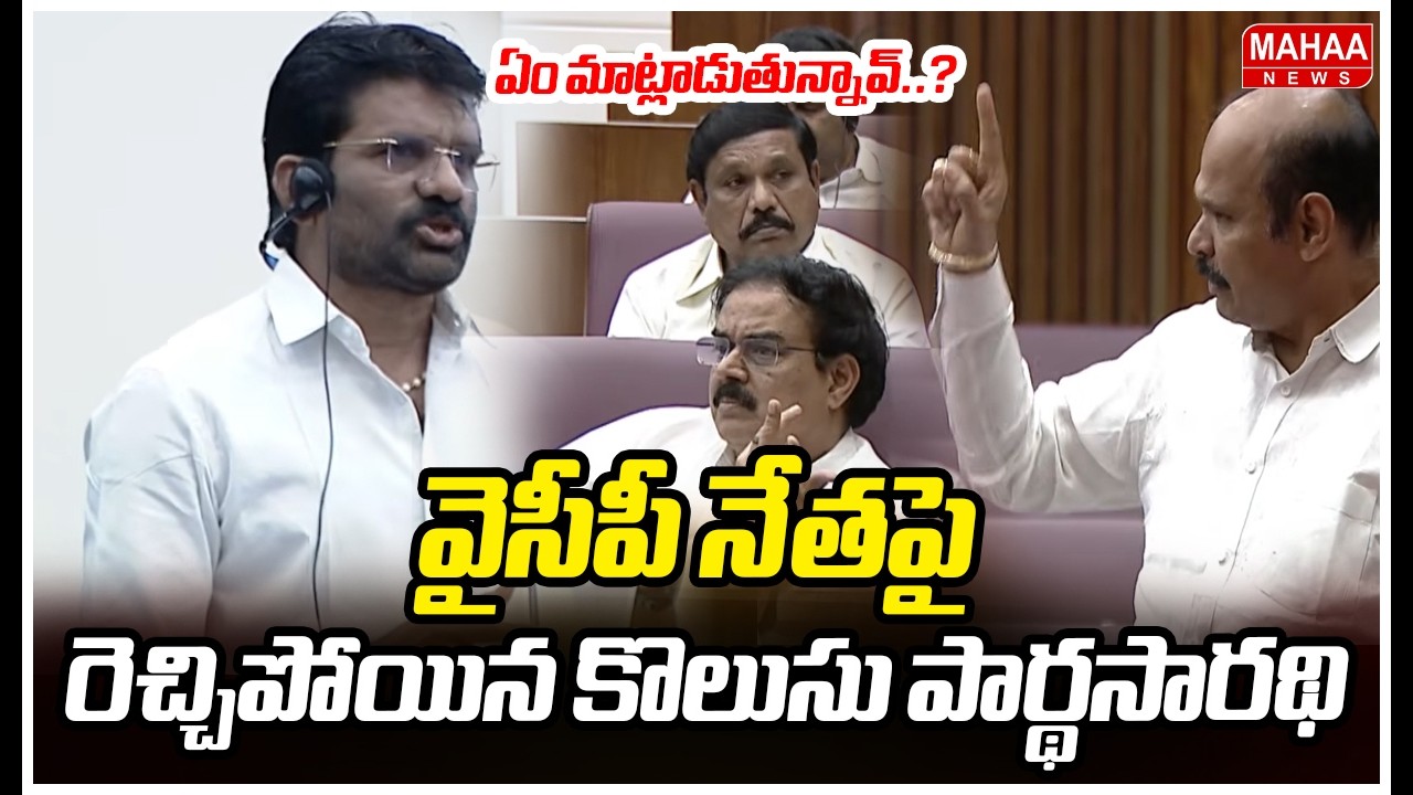ఏం మాట్లాడుతున్నావ్..? వైసీపీ నేతపై రెచ్చిపోయిన కొలుసు పార్థసారథి | Minister Kolusu Parthasarathy