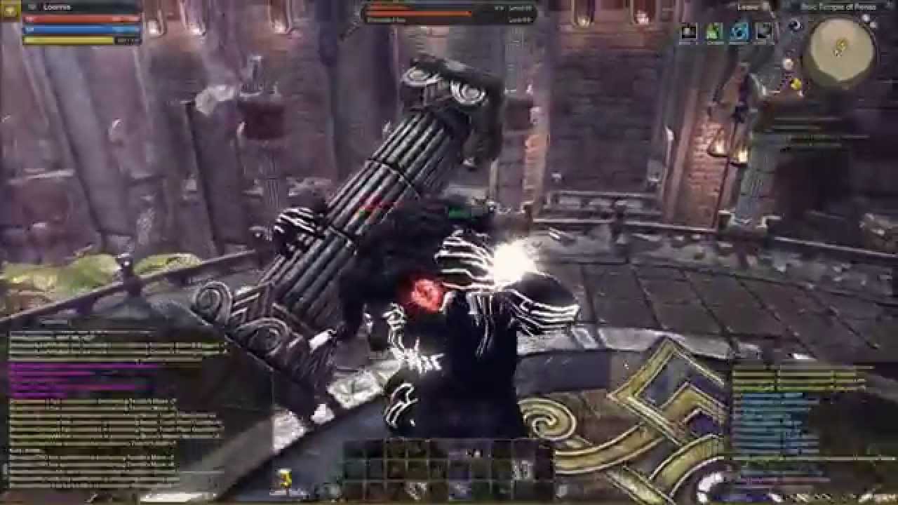 Raiderz: Solo of bosses in Epic Temple - Defender