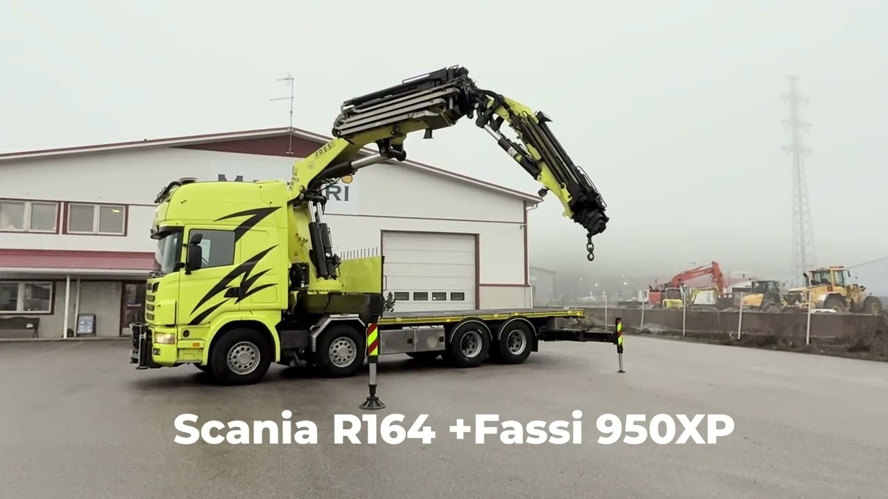 Scania R164G 8*4 +Fassi 950XP