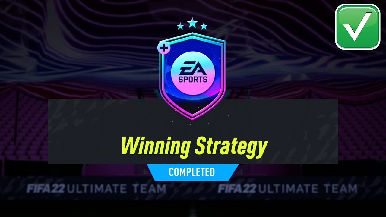 WINNING STRATEGY SBC SOLUTION  - FIFA 22 WINNING STRATEGY SBC COMPLETED