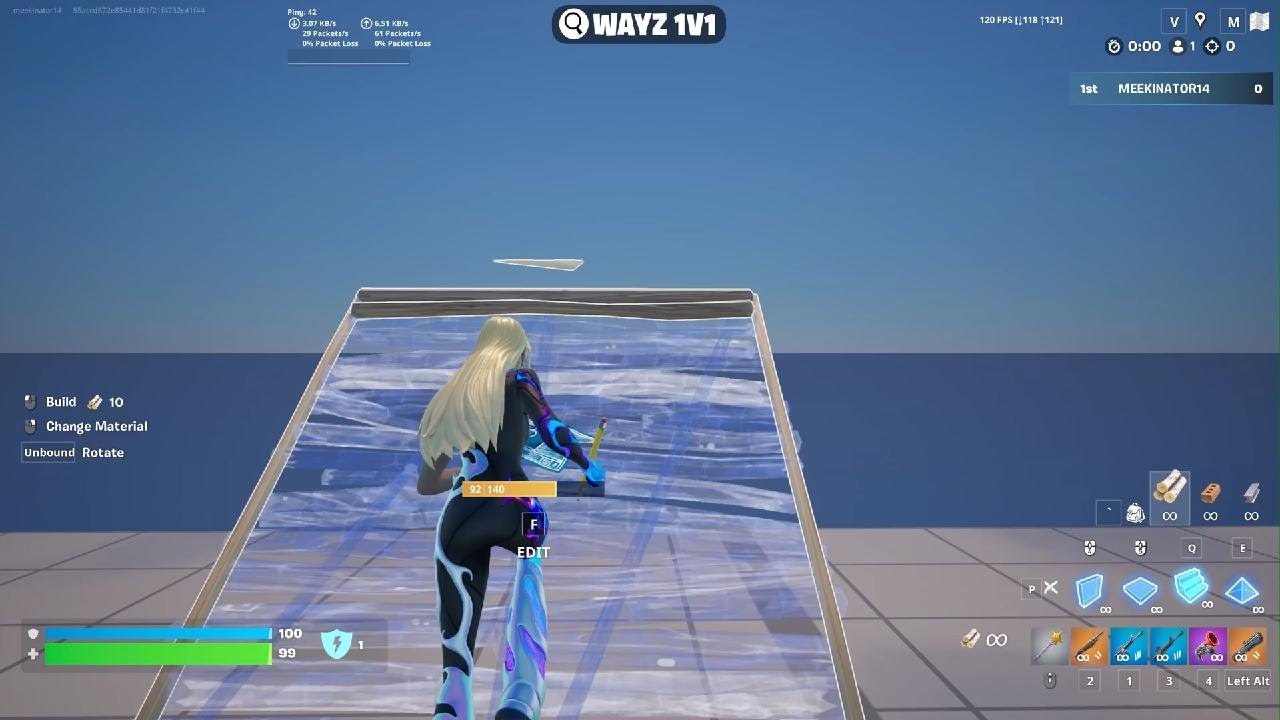 Fortnite warm up